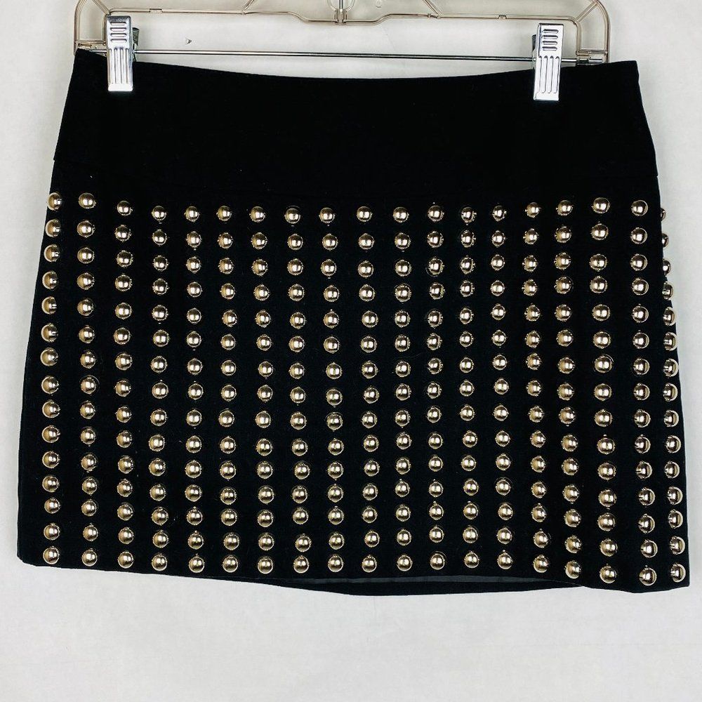 Brittney Spears Candies Black Studded Mini Skirt
